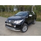 Защита переднего бампера 76 мм ТСС для Mitsubishi L200 2015-2019