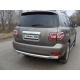 Защита заднего бампера овальная 75х42 мм ТСС для Nissan Patrol 2014-2021