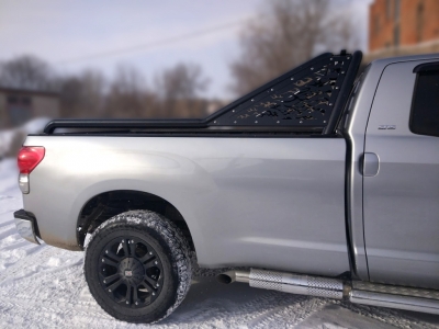 Защита кузова пикапа 76 мм для Crewmax чёрная для Toyota Tundra 2006-2013