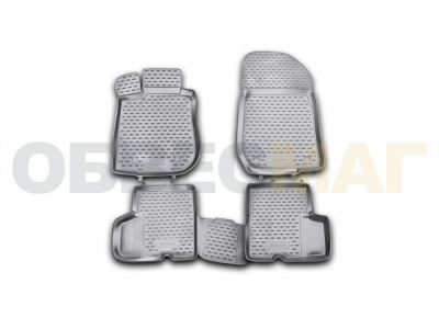Коврики в салон полиуретан 4 штуки Element для Renault Logan 2004-2015