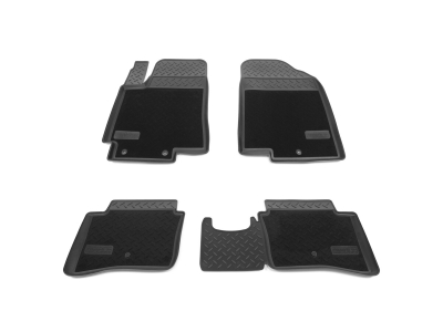 Коврики в салон Norplast комбинированные текстиль с полиуретаном 4 шт для Hyundai Solaris 2010-2014