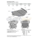 Защита картера и КПП Автоброня для 3,5 сталь 2 мм для Acura MDX 2013-2021