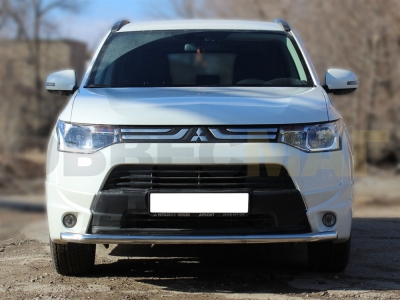 Защита переднего бампера 53 мм для Mitsubishi Outlander 2012-2014