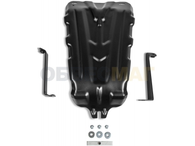 Защита редуктора Автоброня, сталь 2 мм для Nissan Terrano/Renault Duster/Arkana/Kaptur/Arkana 2010-2021