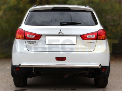 Защита заднего бампера 60 мм для Mitsubishi ASX 2010-2016