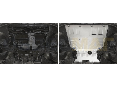 Защита картера и КПП Rival для Volkswagen Teramont 2018-2021