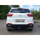 Защита задняя уголки 42 мм ТСС для Hyundai Creta 2016-2021