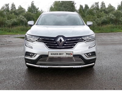 Решетка радиатора нижняя 16 мм ТСС для Renault Koleos 2018-2021