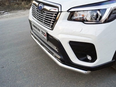Решётка радиатора нижняя 12 мм ТСС для Subaru Forester SK 2018-2021