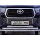 Защита передняя двойная 60-60 мм ТСС для Toyota Hilux Exclusive 2018-2021