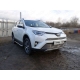 Накладка решётки радиатора верхняя 16 мм ТСС для Toyota RAV4 2015-2019