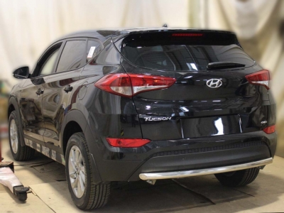 Защита заднего бампера 53 мм для Hyundai Tucson 2018-2021