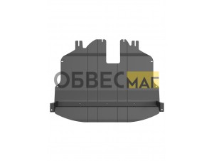 Защита картера и коробки передач и крепежа для KIA Sorento Prime (15-20) 2,4 бен./ 2,2 диз. АТ / Киа Соренто