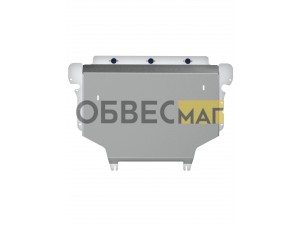Защита картера для SKODA Octavia 2013-2020 1.2-1.8 бен.АТ/1.6 бен.МТ, VW Golf VII 2013-2017, AUDI A3 2013-2016 1.2-1.8 бен.АТ, VW Jetta NLZ  алюм., 3