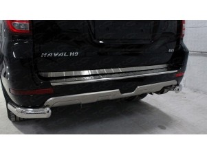 Накладка на заднюю дверь лист шлифованный для Haval H9 № HAVH917-06