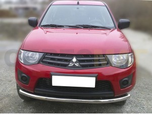Защита переднего бампера 76 мм для Mitsubishi L-200 № MPL 1.2