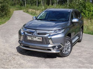 Защита переднего бампера 76 мм для Mitsubishi Pajero Sport № MITPASPOR16-19