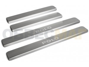 Накладки на пороги Rival, 4 шт для Volkswagen Polo № NP.5810.3