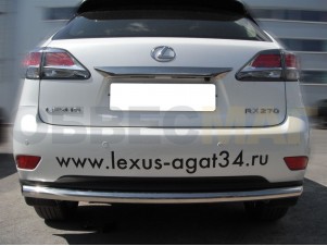 Защита заднего бампера 60 мм для Lexus RX270/350/450 № RX09_3.3