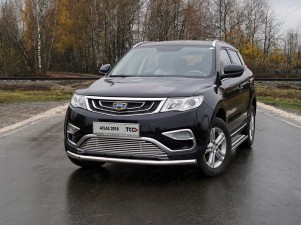 Защита переднего бампера 60 мм для Geely Atlas № GEELEATL18-18